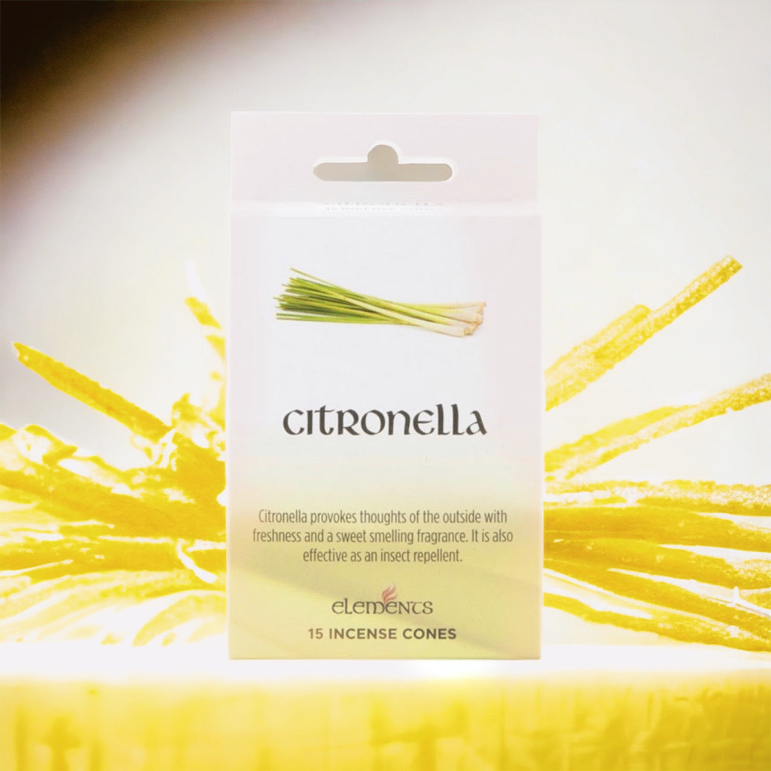 Røgelses cones - Citronella